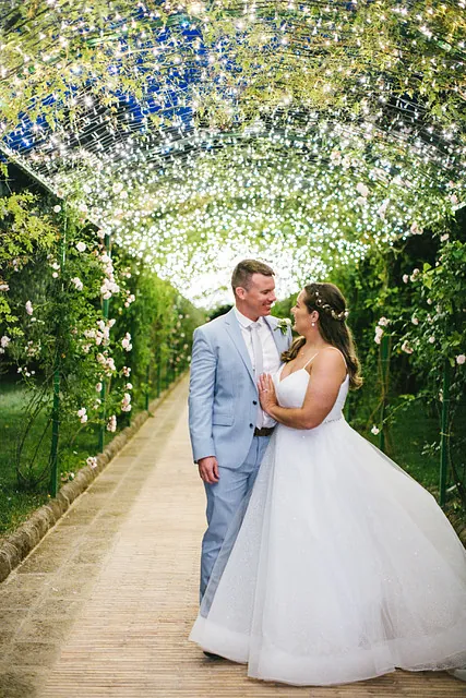 Beautiful bridal dress