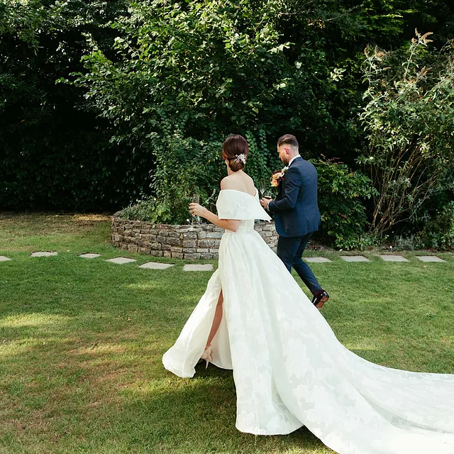 Ivory bridal gown